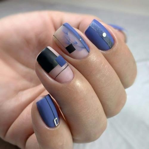 10 ярких идей маникюра для ногтей разной формы. 06