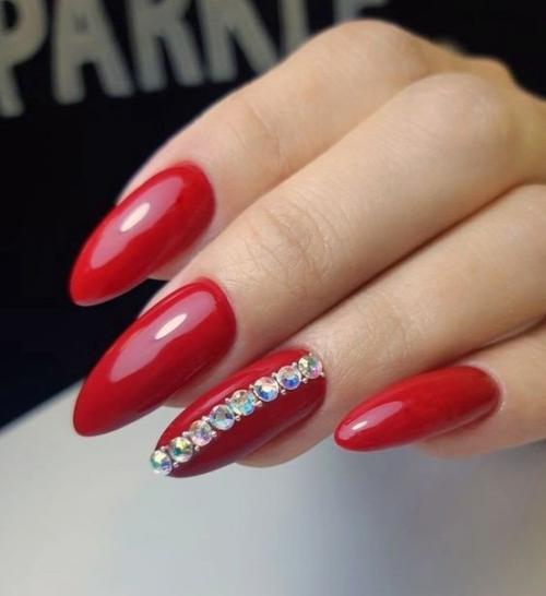 Подборка Идей маникюра в красном цвете. 06