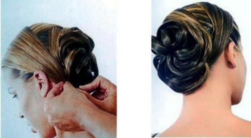 Эффектная праздничная прическа. 06