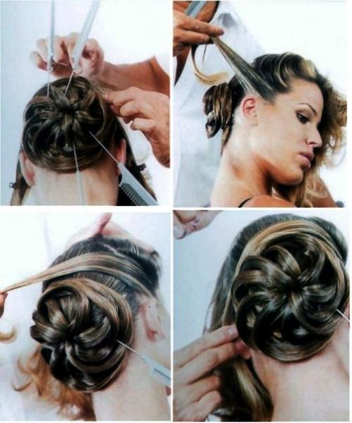 Эффектная праздничная прическа. 03