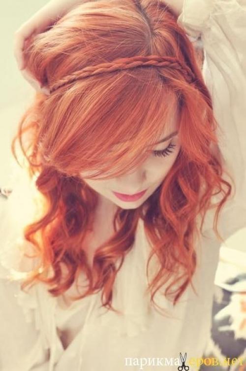 1 заколите верхнюю часть волос на затылке. 06