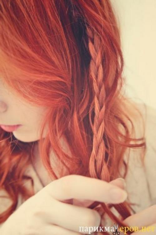 1 заколите верхнюю часть волос на затылке. 05