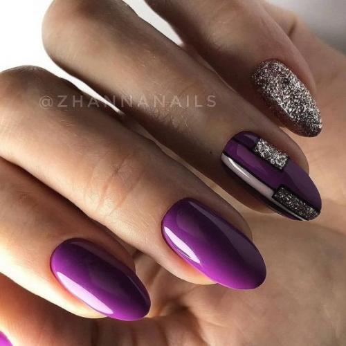 Идеи маникюра с геометрией. 09