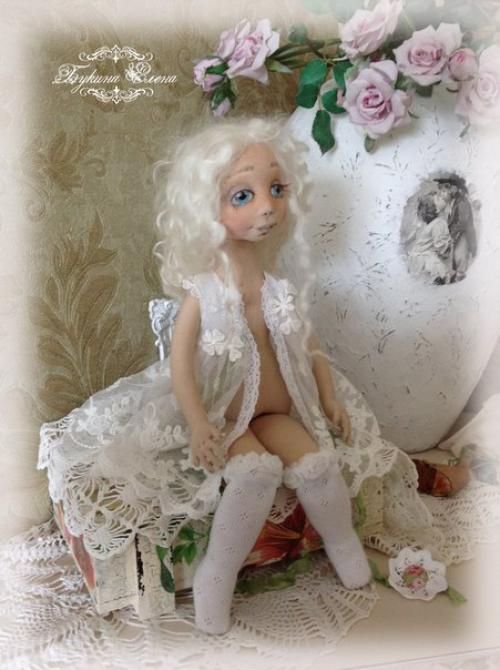 Зоенька коллекционная текстильная куколка. 04