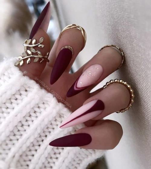 Невероятно красивые идеи маникюра на длинные ногти. 07