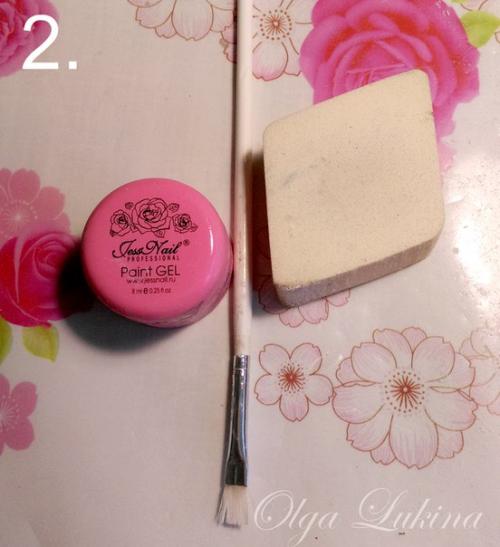 Мк американка спонжем (американский френч, градиент, омбре). 01 Мк американка спонжем (американский френч, градиент, омбре). 01