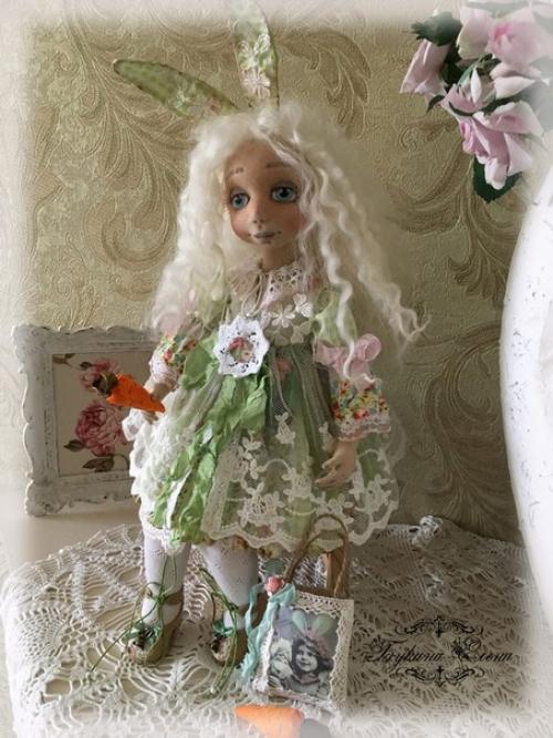 Зоенька коллекционная текстильная куколка. 05