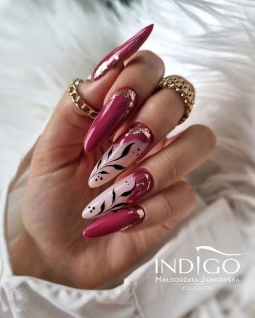 Невероятно красивые идеи маникюра на длинные ногти. 02