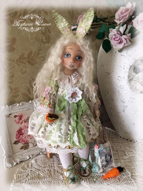 Зоенька коллекционная текстильная куколка. 01