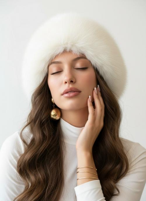 Еще один милый новогодний промт для ваших фото: 01