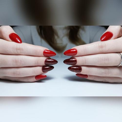 Коррекция нарощенных ноготков. 02