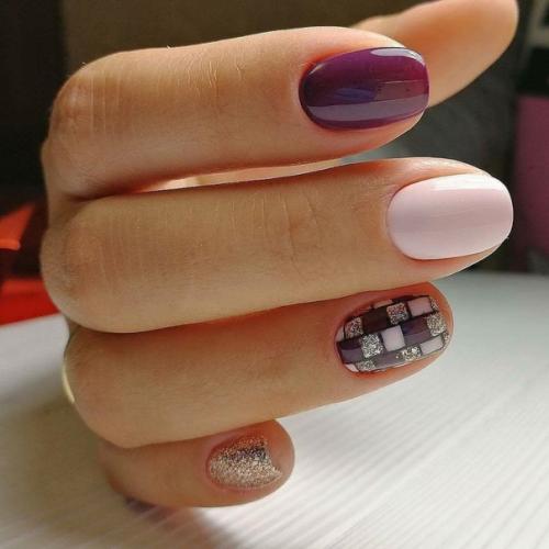 Идеальный маникюр на коротких ногтях. 05