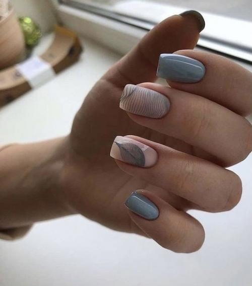 Нежный дизайн маникюра в подборке. 02