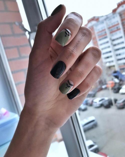 Идеальный маникюр на коротких ногтях. 06