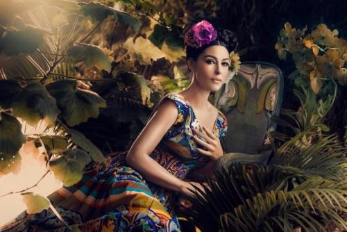 Фотосессия, вдохновленная образом мексиканской художницы Фриды кало (фотограф Signe Vilstrup). 01