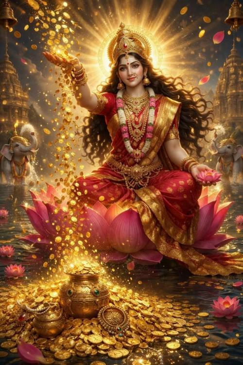 Согласно некоторым ведическим представлениям, пятница считается днём Венеры и благоприятным днём для поклонения богине Лакшми. 

