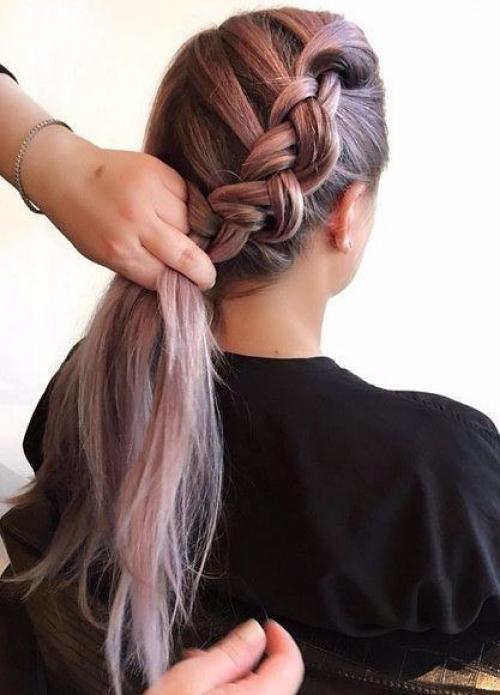 Прическа с розой. 03