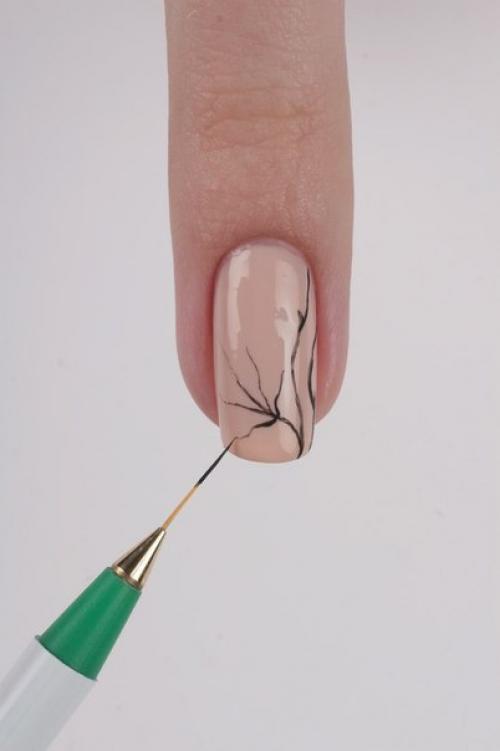 Интересный маникюр для осени мастер-класс. 02 Интересный маникюр для осени мастер-класс. 02