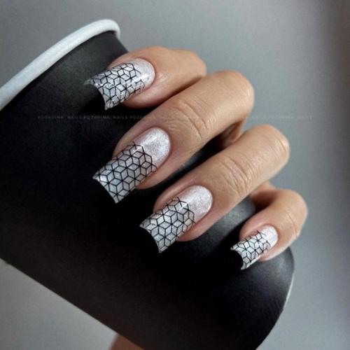 Подборка идей на квадратные ногти. 03
