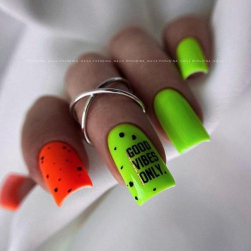 Подборка идей на квадратные ногти. 06