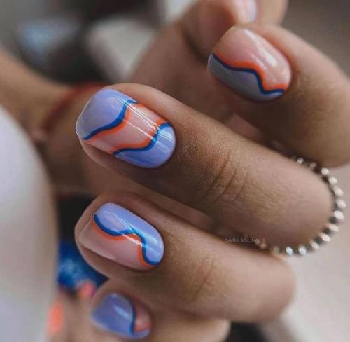 Сочные идеи маникюра на длинные ногти. 04