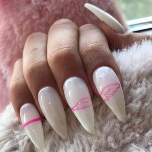 Сочные идеи маникюра на длинные ногти. 09