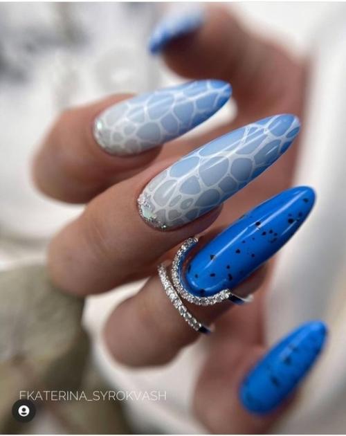 Сочные идеи маникюра на длинные ногти. 05