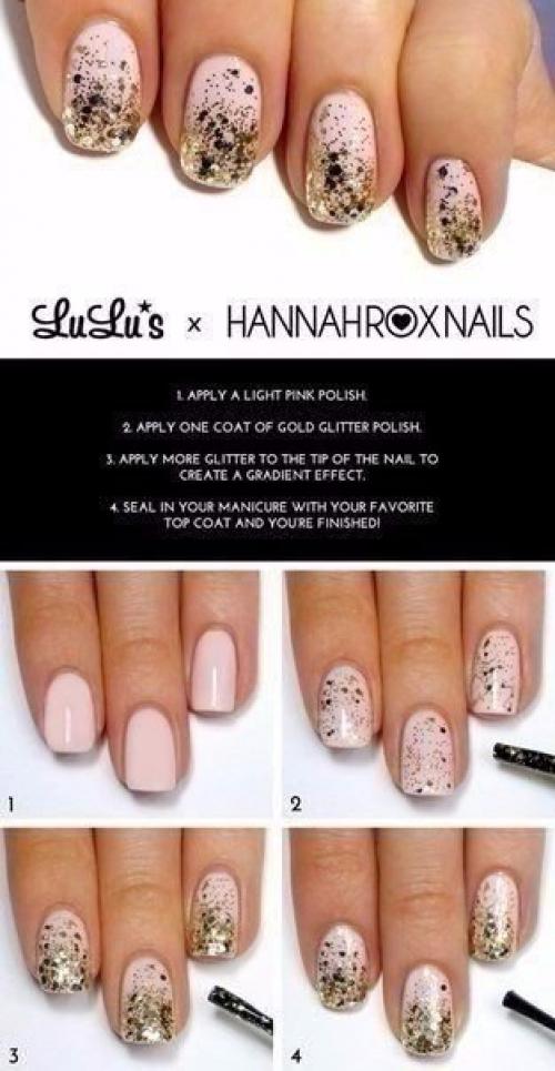 Красивый и легкий в исполнении маникюр. 04