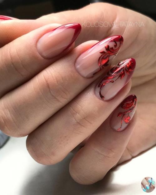 Aкие бpaть?   Маникюр ногти маникюртренд ноготочки. 01