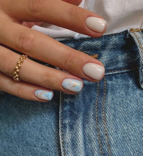 Идеи маникюра на короткие ногти. 03