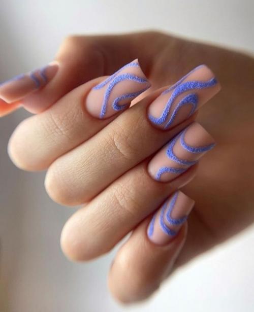 Подборка идеальных идей для маникюра на квадратные ногти. 02