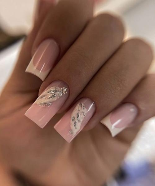 Подборка идеальных идей для маникюра на квадратные ногти. 05