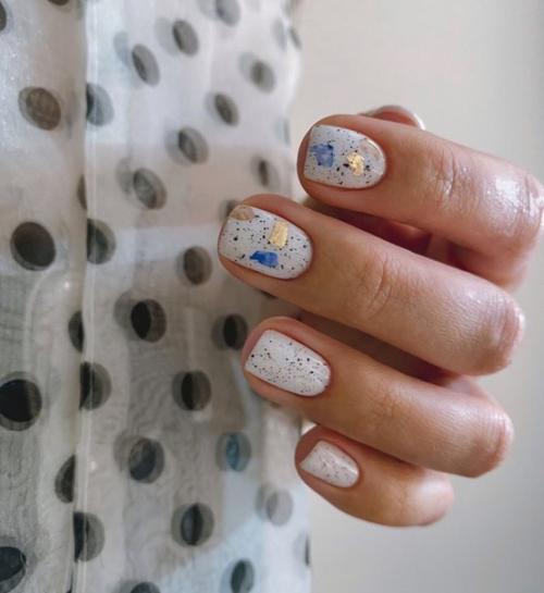 Идеи маникюра на короткие ногти. 01