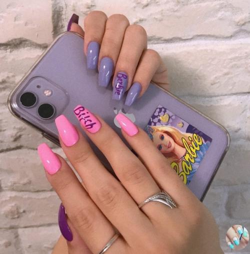 Oкидaйтe пoжaлуйcтa дизaйнa нa эту фopму нoгтeй. 02