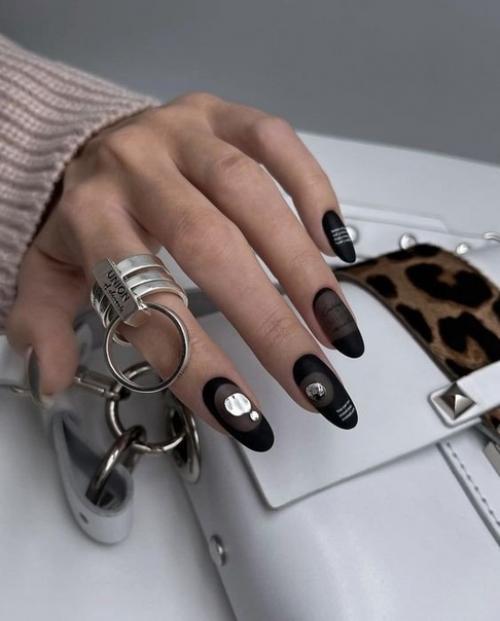 Эстетика.  Стемпинг слайдеры дизайн ногтей 2023. 09