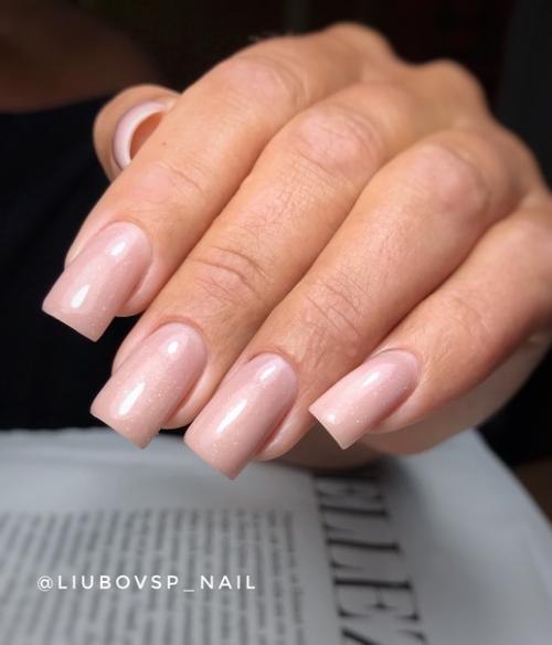 Вновь обнаженные ногти, денежный нюд и просто потрясающей красоты маникюр! 04