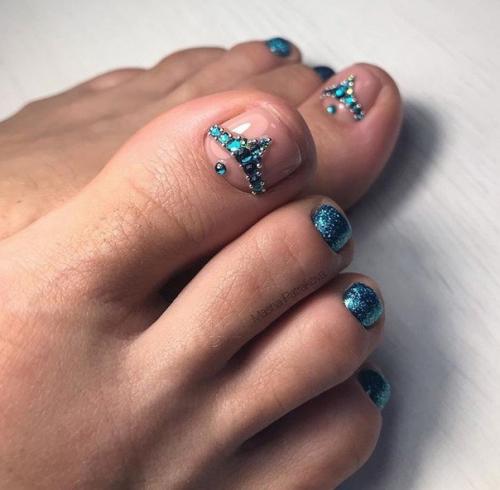 Лучшие идеи педикюра на летний сезон. 03