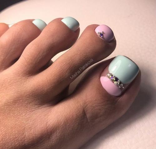 Лучшие идеи педикюра на летний сезон. 06