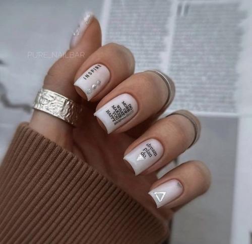 Идеи маникюра со слайдерами. 07