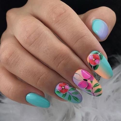 Как вам такая подборка летнего маникюра? 03