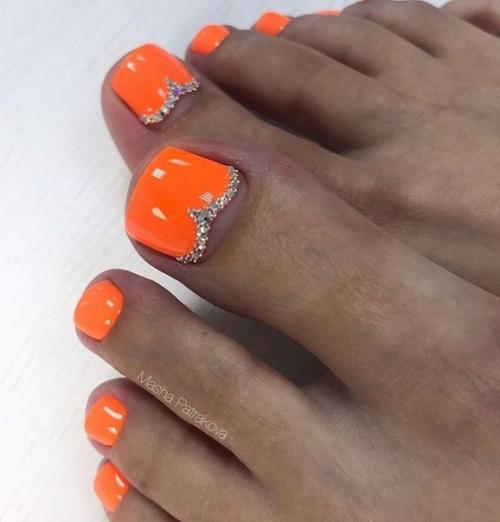 Лучшие идеи педикюра на летний сезон. 05