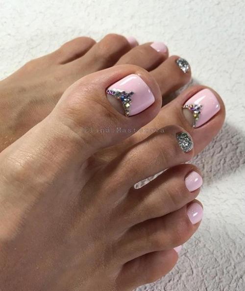 Лучшие идеи педикюра на летний сезон. 04
