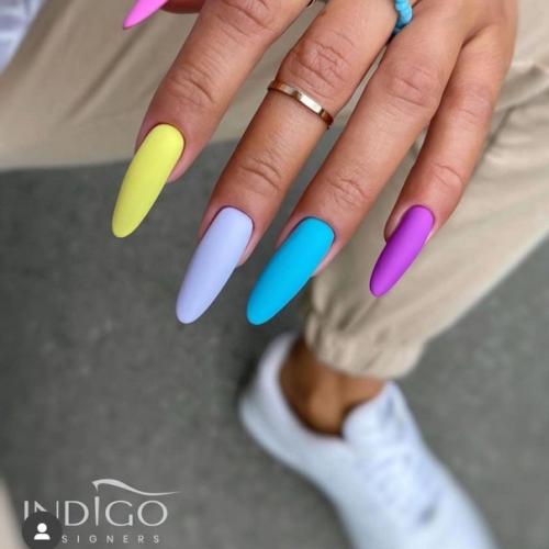 Подборка маникюра на длинные ногти. 06