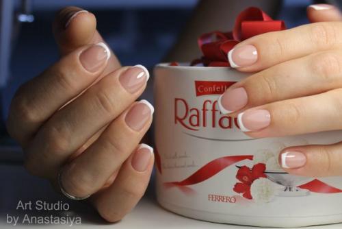 Френч - нашествие?  В течении недели делаю почти один только фанцузский маникюр. 02