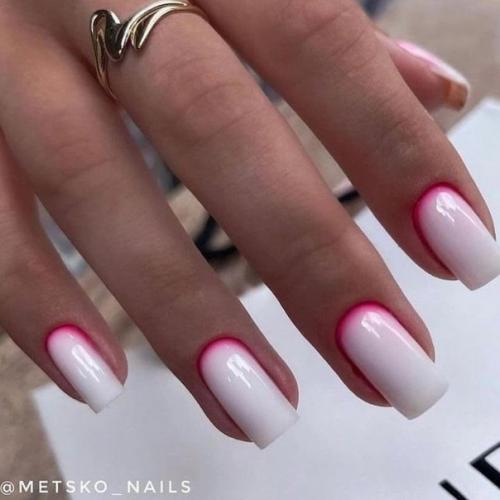 Маникюр на короткие ноготки. 03