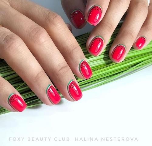 Обратный френч. 10. 05