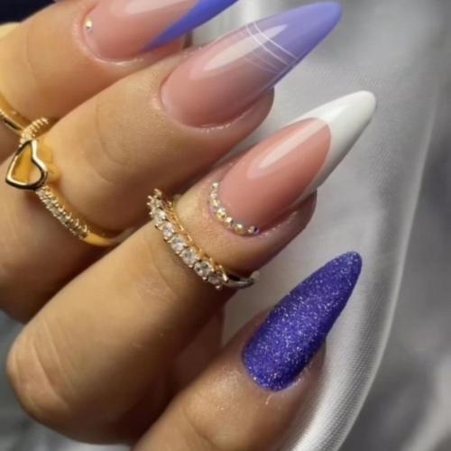 Идеи нежного, стильного маникюра. 09