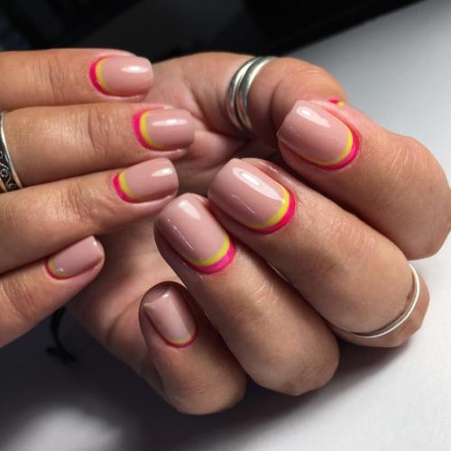 Обратный френч. 10. 07