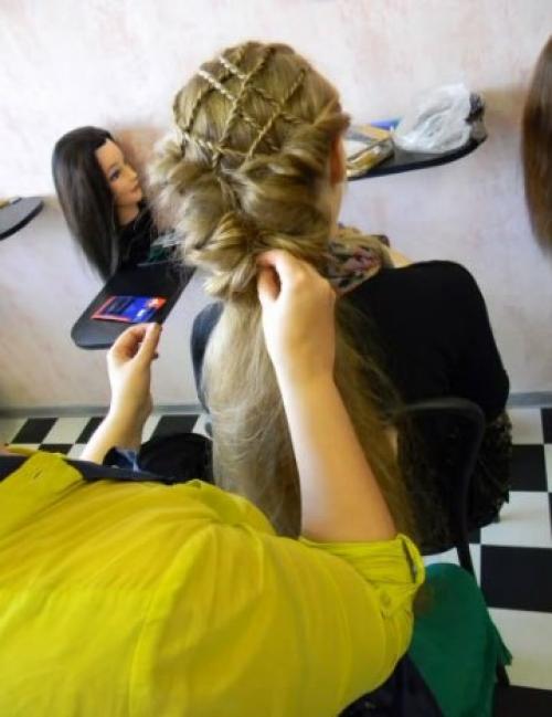 Пушистая прическа на праздник. 05 Пушистая прическа на праздник. 05