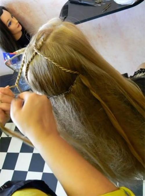 Пушистая прическа на праздник. 02 Пушистая прическа на праздник. 02